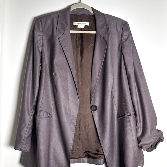 Marina Rinaldi Purple Blazer - Picture 1 of 6